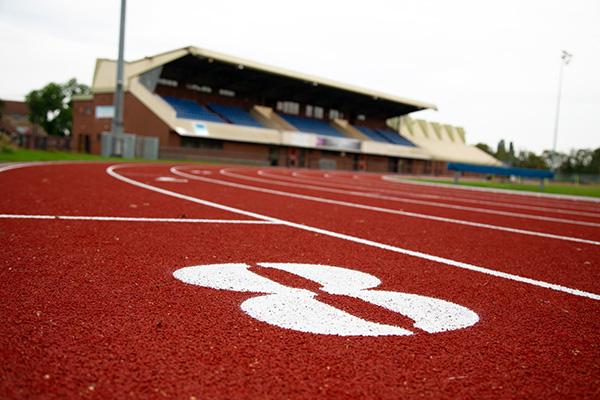 the athletics track at Costello