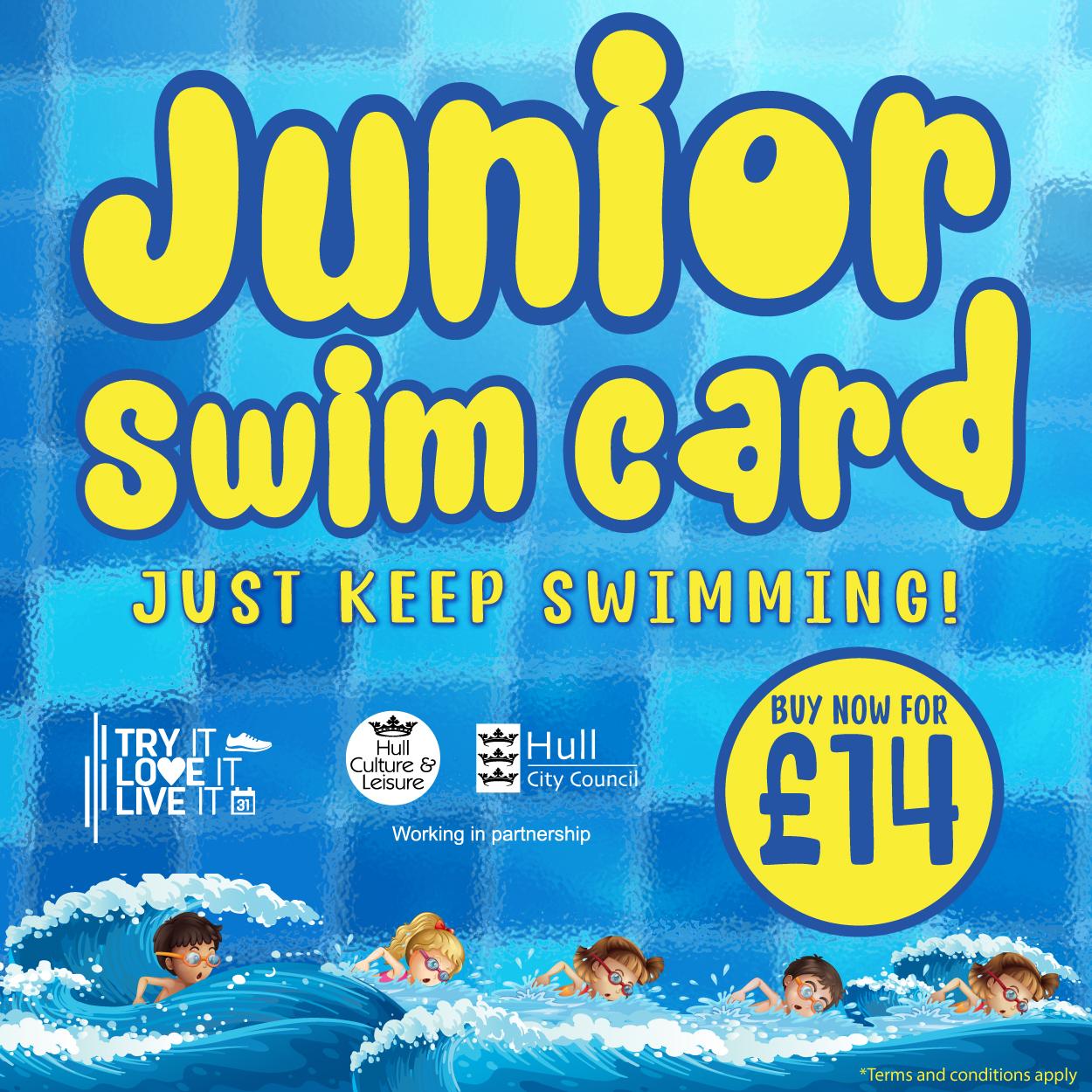 Junior Swim Card &pound;14