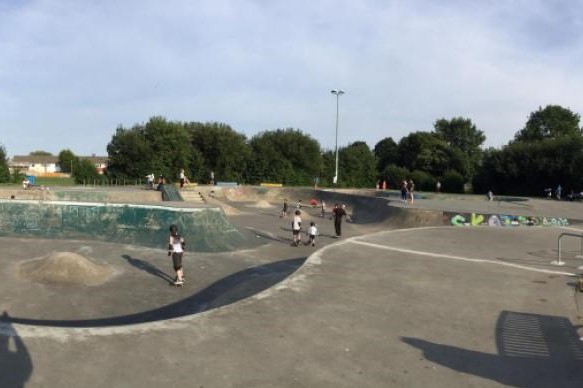An image of West Park's Skate park