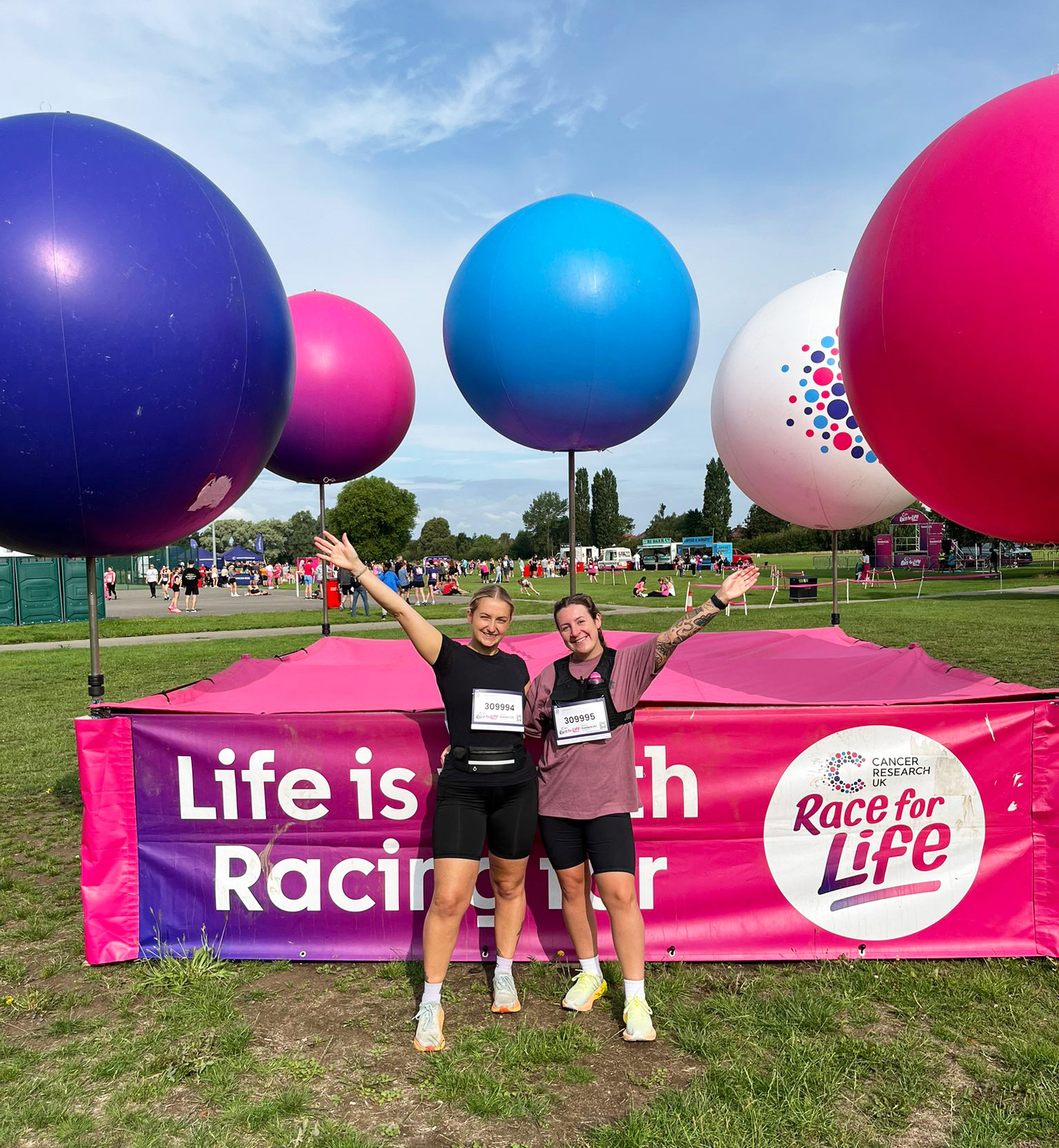 Image of race for life event