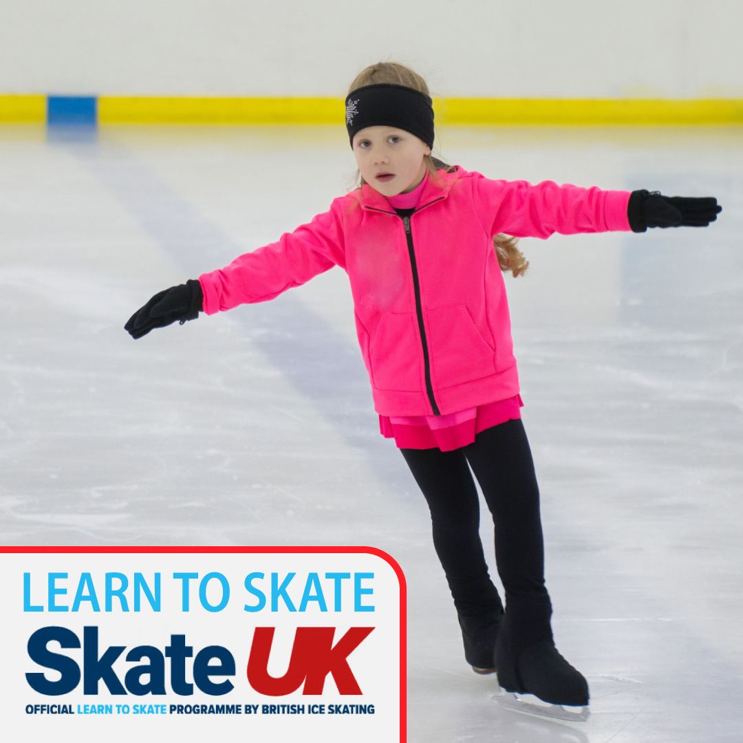 Image of a young girl Ice Skating